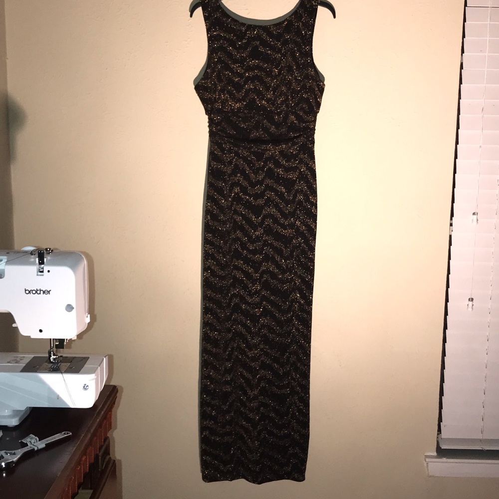 Bisou Bisou Size 10 Designer Evening Dress Black
